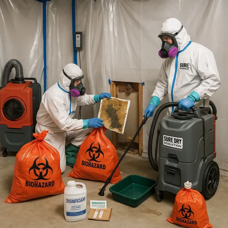 Contaminated Water Handling Protocols process in Morgandale, OH