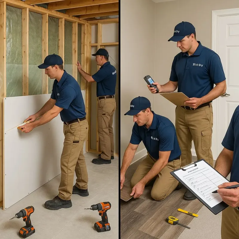 Repairs and Reconstruction process in Morgandale, OH